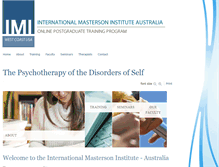 Tablet Screenshot of disordersofself.com